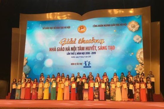 Giải thưởng Nhà giáo Hà Nội tâm huyết, sáng tạo 